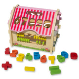 Wooden Counting House with Numbers & Abacus
