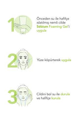 Bioderma Sebium Foaming Gel 200ml - Dermatologically Tested Face Wash for Oily Skin, Soap-Free & Paraben-Free