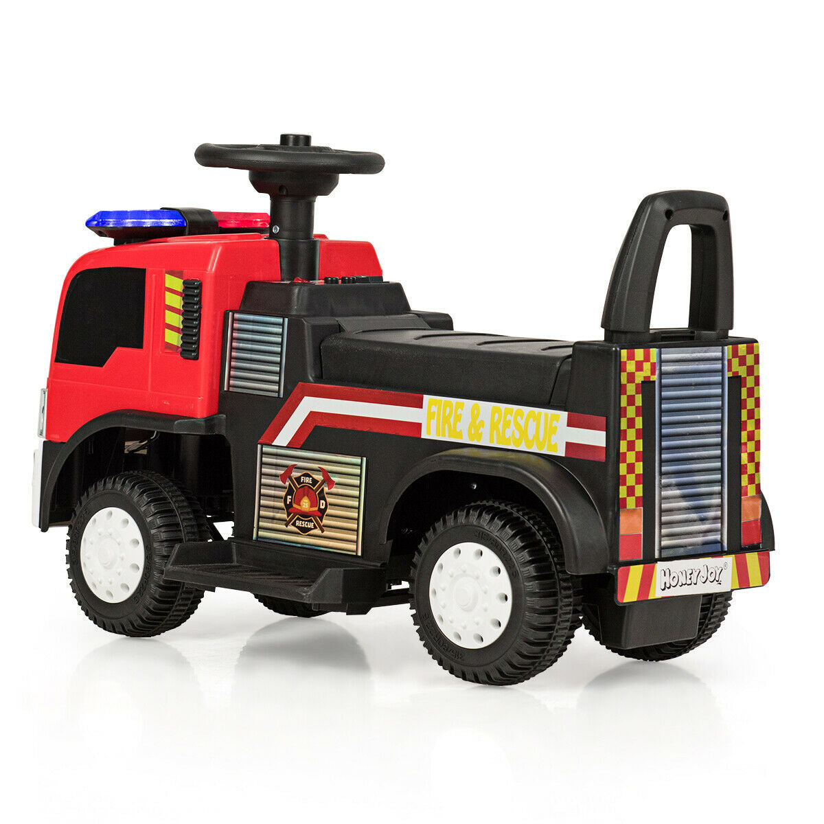 Camión de Bomberos Eléctrico a Batería de 6V para Niños