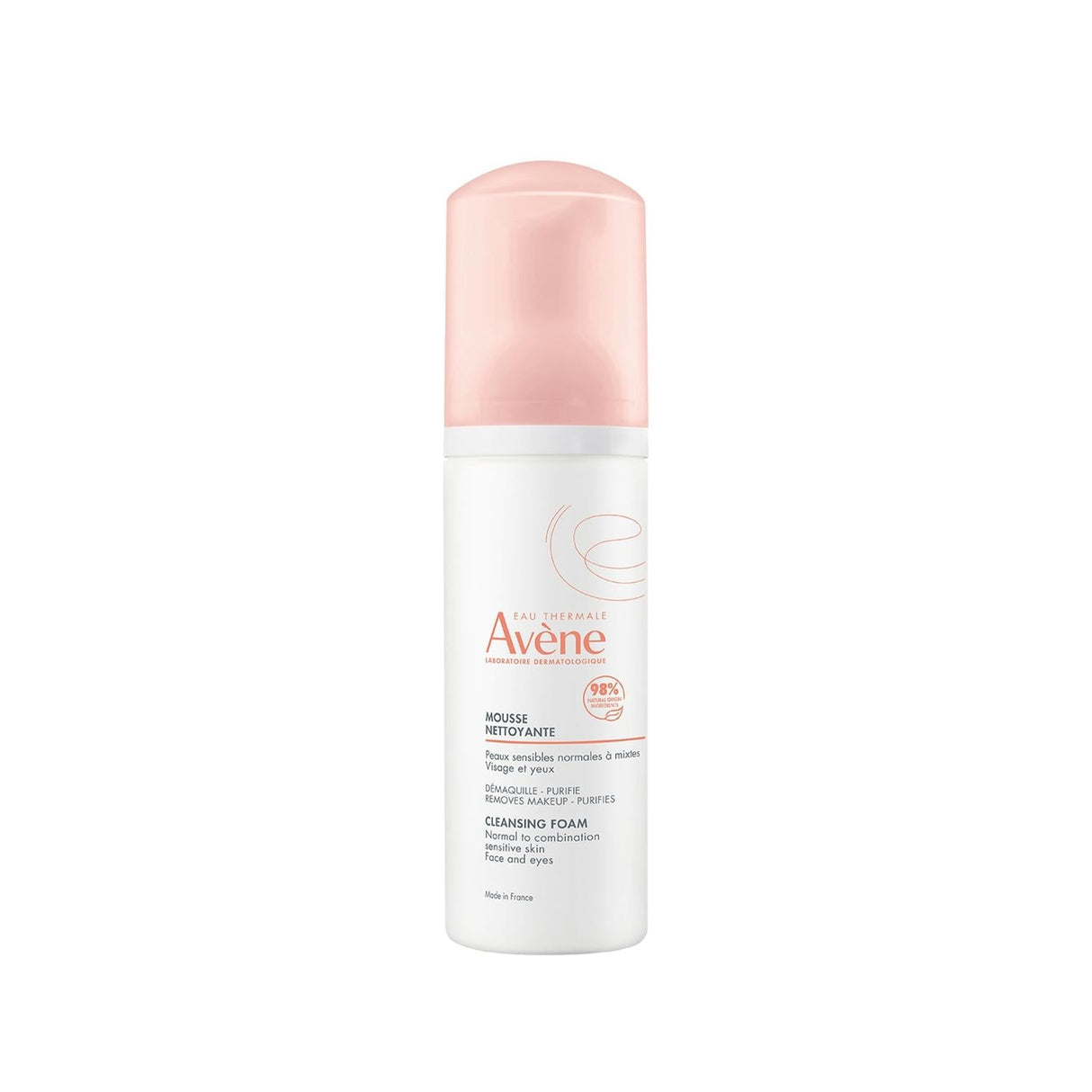 Avene Cleansing Foam for Normal to Combination Sensitive Skin - Gentle, Dermatologically Tested Skincare