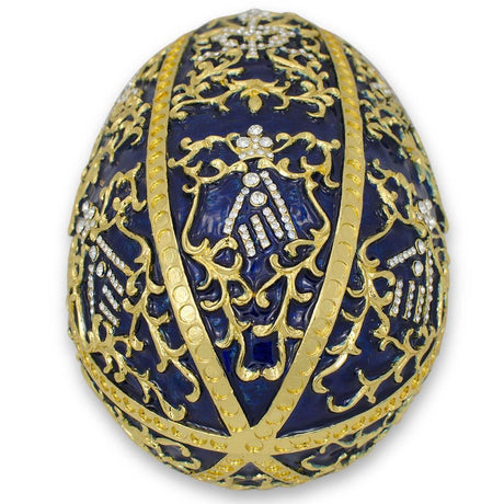 1895 Twelve Monograms Royal Imperial Metal Easter Egg