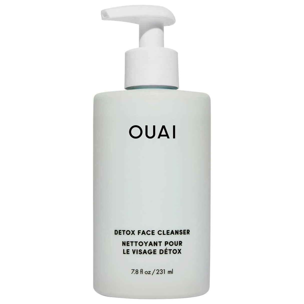 OUAI Detox Face Cleanser - Gentle Exfoliation, Hydrating Face Wash for Normal, Dry, Combination, and Oily Skin Types
