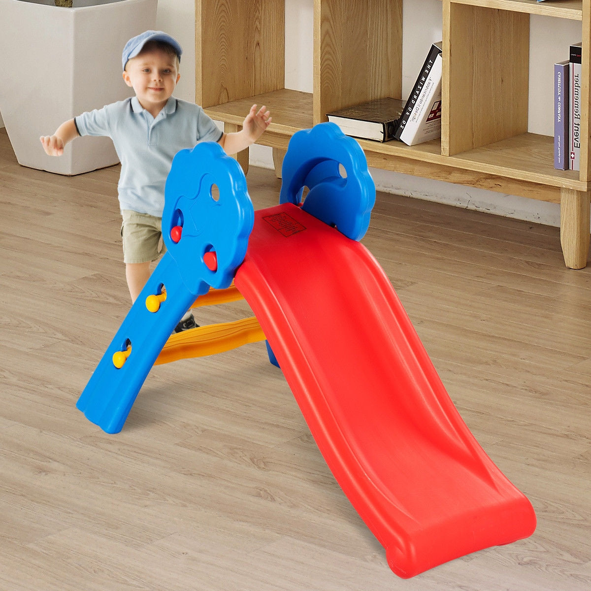 Tobogán Plegable para Niños de Interior y Exterior