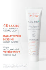 Avene Cicalfate+ Soothing and Repairing Skin Care Cream for Sensitive Skin - 3.38 fl oz